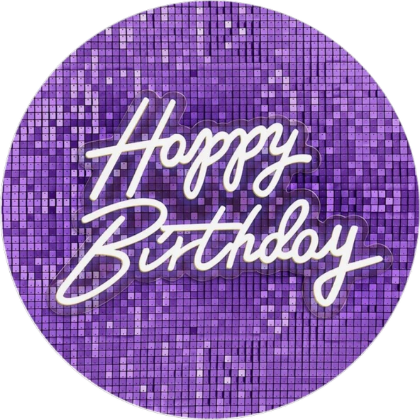 Yenilebilir Yuvarlak Pasta Resim Baskısı 20 cm Şekerli Kağıt Happy Birthday Temalı 69 ürün görseli