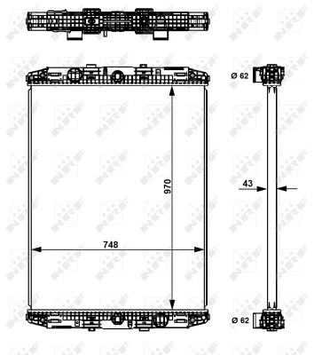MOTOR SU RADYATORU DAF 95 FA / 95 FAD / 95 FAR / 95 FAK / 95 FAT / 95 FT / 95 FTR / 95 FT - NRF 529551 - 1