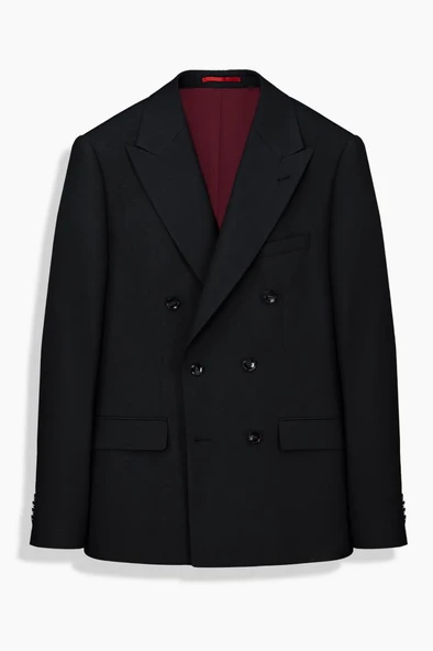 Moneta Slim Fit Siyah Takım Elbise - 2