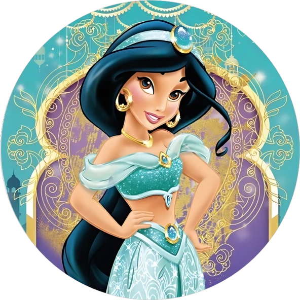 Yenilebilir Yuvarlak Pasta Resim Baskısı 20 cm Şekerli Kağıt Moana Temalı 31 ürün görseli