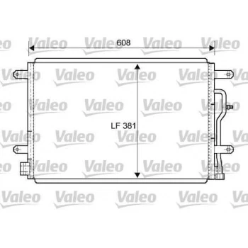 KLIMA RADYATORU A4 05>08 3.0TDI BKN ASB BPP - VALEO 818190 - 1