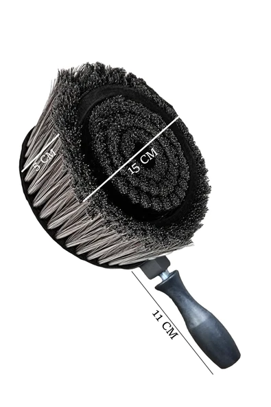 Su Sıçratmayan Fırça Koltuk Yıkama Temizleme Fırçası - 5