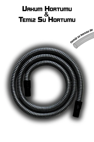 Karcher Puzzi 8/1 10/1 Koltuk Yıkama Makinelerine Uyumlu Çelik Telli Vakum Hortumu