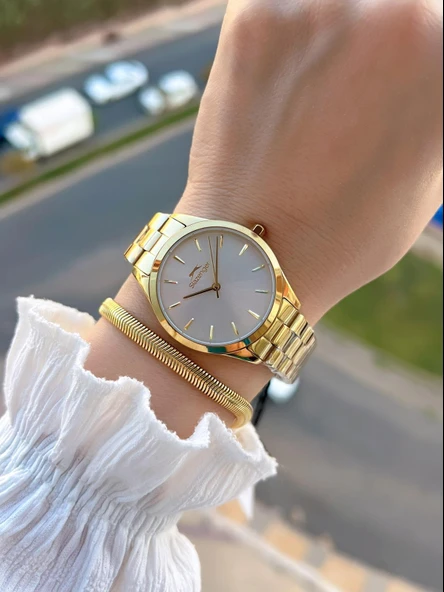 Slazenger Çelik Kordon 5 Atm Suya Dayanıklı 2 Yıl Garantili Kadın Kol Saati SL.1915.3.04 - Resim 2