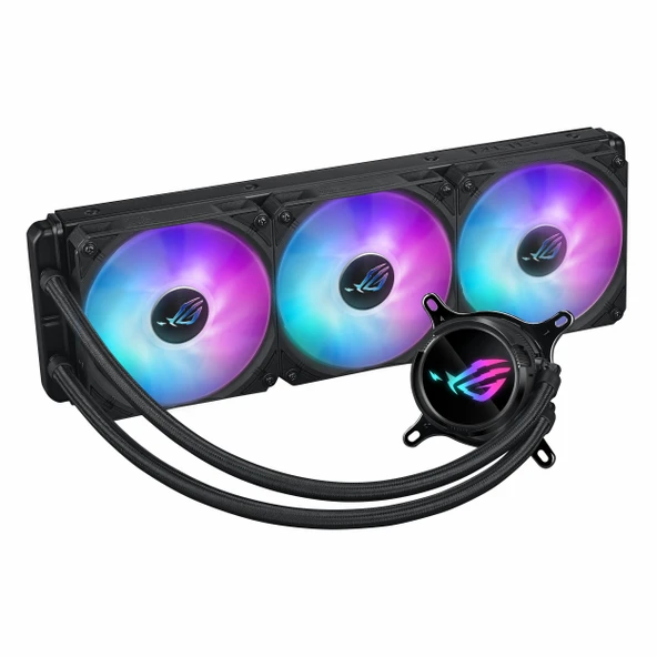 Asus ROG Strix LC III 360 ARGB 360mm AM5/1851P Siyah İşlemci Sıvı Soğutucu - Resim 3
