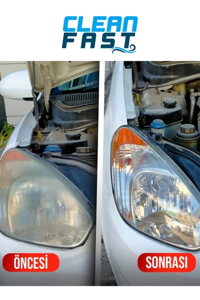 Buharlı Araba Far Temizleme ve Parlatma Seti Yeni Nesil Premium 9 Parça Set - 5