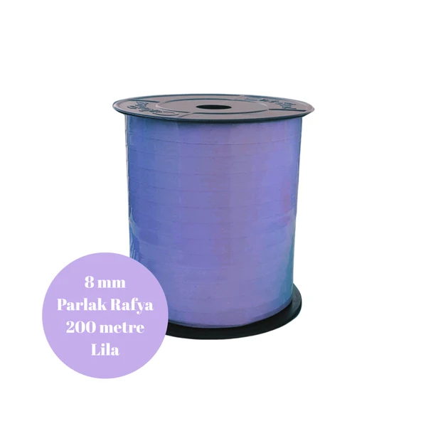 Rafya 8mm 200 metre Parlak Lila - 1