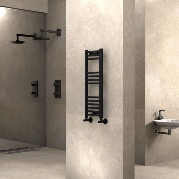 Radiva Haiti Havlupan 300x800 Düz Siyah Mat - 1