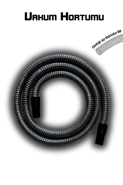 Koltuk Yıkama Makinelerine Uyumlu Cleanfast Vakum Hortumu Çelik Telli - 2