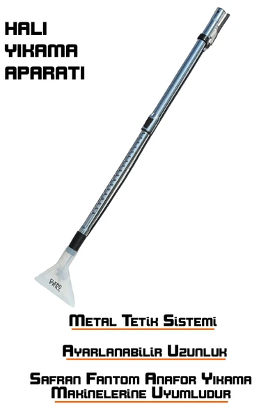 Teleskopik Halı Yıkama Aparatı Safran Fantom Anafor Uyumlu - 2