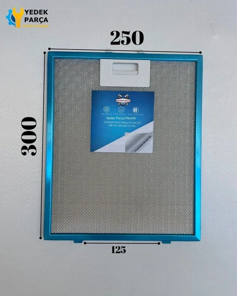 Vestel Uyumlu ADB 9307A Davlumbaz Metal Yağ Filtresi ürün görseli