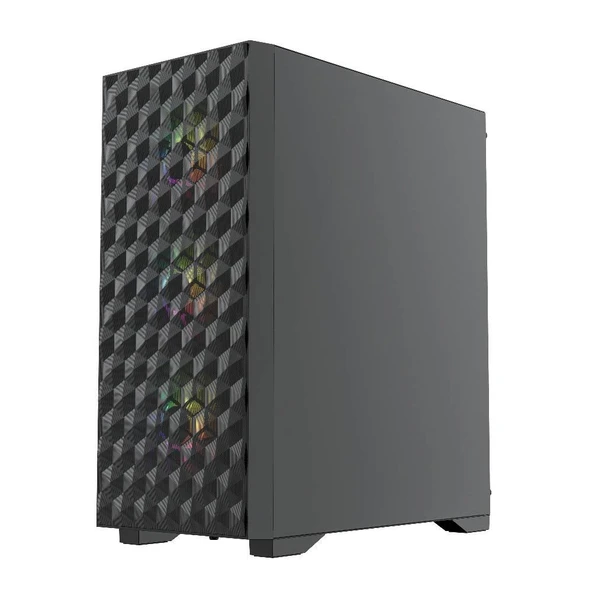 FAZEON F6 650W 80+ Bronze Tempered Glass Mesh 4x ARGB Fanlı USB 3.0 ATX Bilgisayar Kasası - Resim 4