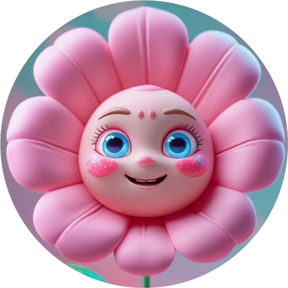 Yenilebilir Yuvarlak Pasta Resim Baskısı 20 cm Şekerli Kağıt Papatya Temalı 116 ürün görseli