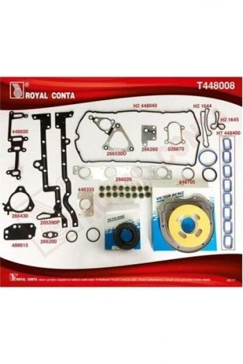MOTOR TAKIM CONTA (ALT / UST FULL) REINZ KECELI S,K,C HARIC TRANSIT V184 2,4TDCI 01>06 V347 2,4TDCI - ROYAL T448008 - 1