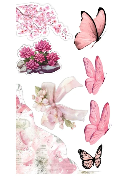 Yenilebilir Şekerli Kağıt Baskısı Cupcake ve Pasta Resim Baskı Vintage Temalı 71 ürün görseli