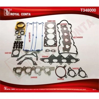MOTOR TAKIM CONTASI (KECELI+SUBAP LASTIKLI) S,K,C DAHIL MONDEO I / II 2,0 16V 92>00 - ROYAL T348000 - 1