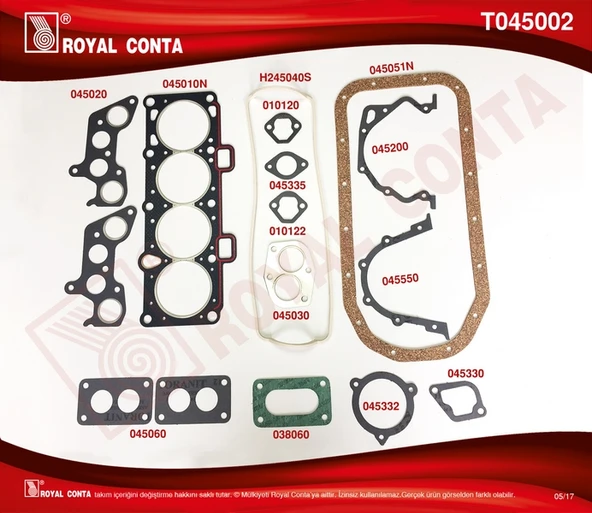 MOTOR TAKIM CONTASI SAMARA - ROYAL T045002 - 1