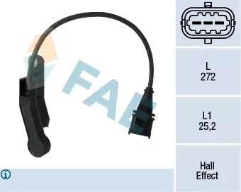 EKSANTRIK DEVIR SENSORU ASTRA G CORSA C MERIVA A SIGNUM TIGRA B VECTRA C ZAFIRA A Z18XE - FAE 79138 - 1