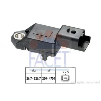 Ford Sensor  Emme Borusu Basıncı Ford Galaxy 2.2  08>11- Mondeo IV 07>11- 2.2   Citroen C5 2.2 Hdi 08>ja - Facet 10.3136 ürün görseli 1