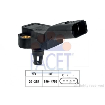 TURBO BASINC SENSORU A4 08>15 A5 08>11 1.8 TFSI 2.0TDI CAHA CAHB CABD CDHB - FACET 10.3188 - 1