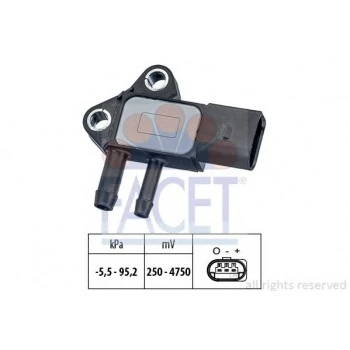 Vag Eksoz Basınc Sensoru Caddy III Golf V Golf VI Plus Jetta III Passat 1.9 2.0tdi Crafter T5 Polo Tigua - Facet 10.3297 ürün görseli