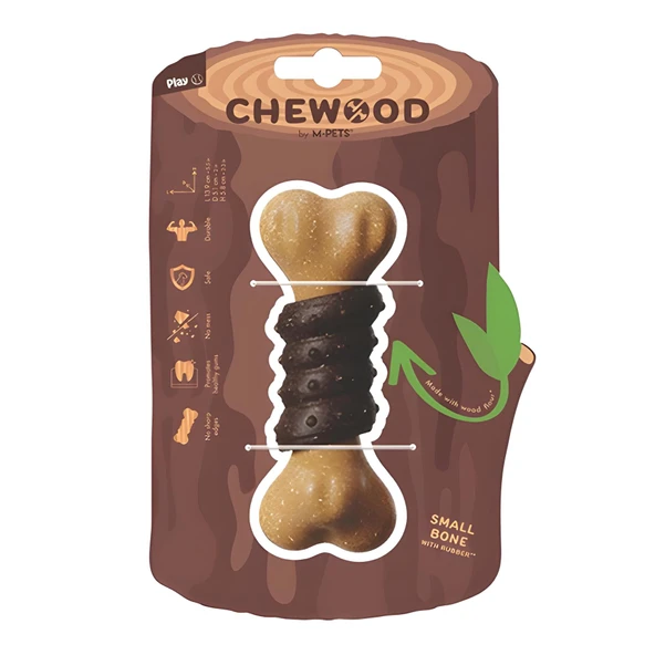 M-Pets Chewood Small Bone Rubber Köpek Oyuncağı