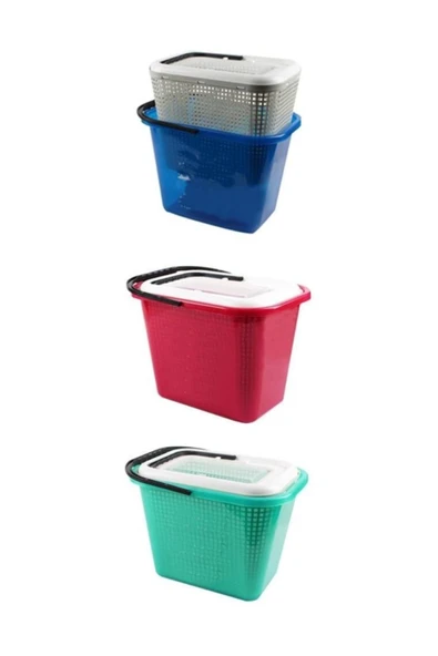 Süzgeçli Multi Renk Balıkçı Kovası Çsp 179 - Resim 2