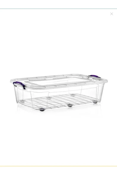 Multi Box Tekerlekli 40 Lt Saklama Kabı , Büyük Saklama Kabı , - Resim 2