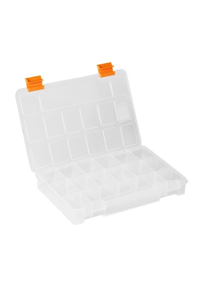 Şeffaf 15 bölmeli organizer takım çantası, düzen ve şıklık için ideal seçim - Resim 2