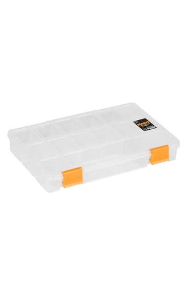 Şeffaf 15 bölmeli organizer takım çantası, düzen ve şıklık için ideal seçim ürün görseli 1