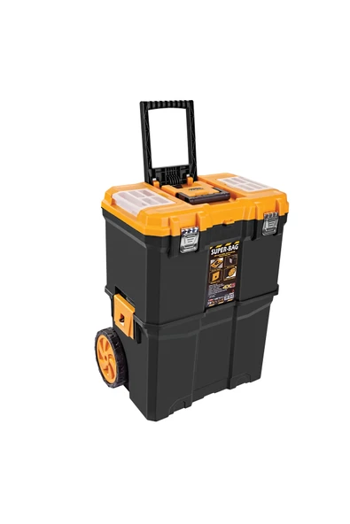 ASR-5039 TEKERLEKLİ ÇİFTLİ MOBİL TAKIM ÇANTASI ürün görseli 1