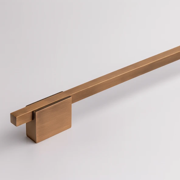 Boyut 320 mm Soft Antik Bakır Renk Metal Dolap Çekmece Kulbu Mutfak Dolabı Kapak Kulpları Mobilya - Resim 5