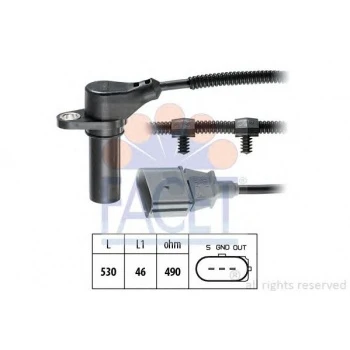 Vag Krank Devir Sensoru Transporter T5 Beetle Bora Golf IV Sharan A3 Alhambra İbiza Leon Toledo Fabıa O - Facet 9.0504 ürün görseli 1
