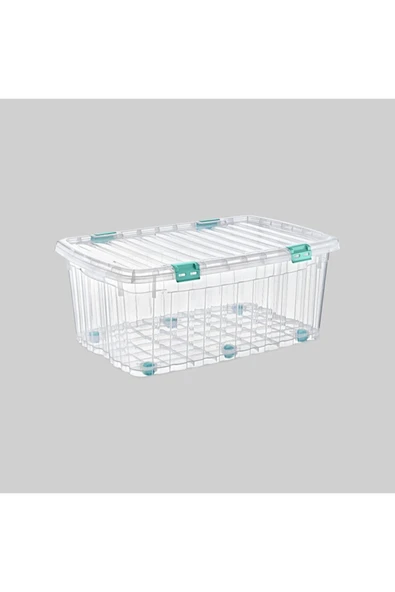 4 Adet Poly Time Mega Tekerlekli Saklama Kabı Multibox 90 Lt E5 ürün görseli 1