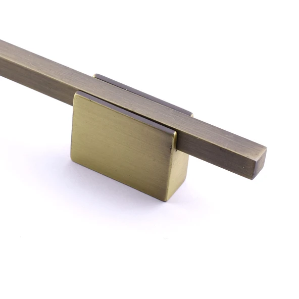 Boyut 320 mm Soft Antik Sarı Renk Metal Dolap Çekmece Kulbu Mutfak Dolabı Kapak Kulpları Mobilya - Resim 8