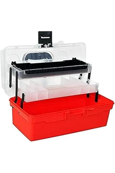 Alba Star Şeffaf Kapaklı Balıkçı Çantası 15Inç ürün görseli 1