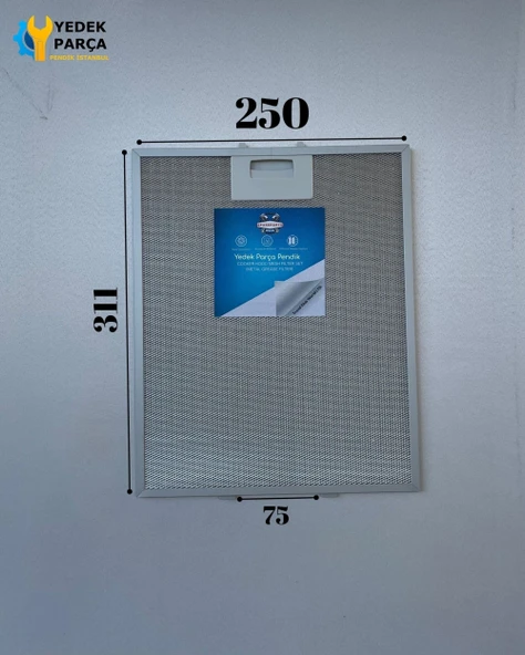 Bosch Uyumlu DKE9406AUC Davlumbaz Metal Yağ Filtresi ürün görseli 1