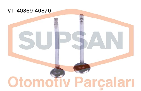 Ford Subap (emme / Egsoz) Takım Fiesta 1,4 16v 02 /> İn 8: (28,1 * 6 * 99,4) / Ex 8: (24,2 * 6 * 101,4) ( - Supsan Tv-40869-40870 - Resim 1