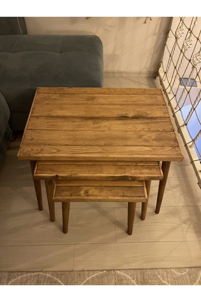 Ahşap Zigon Sehpa - 1