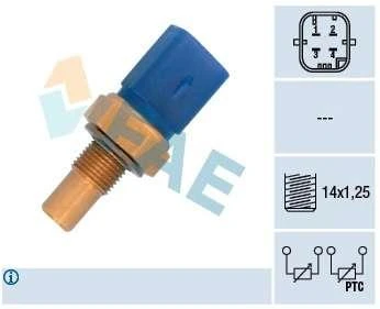 Psa Hararet Musuru Partner Berlingo Dw8 4 Fisli (mavı) - Fae 33791 ürün görseli 1