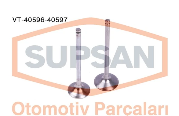 Psa Subap Takımı Emme / Egsoz P306 Gti Xsara Xu10j4rs (2,0 16v) Olcu: (34*6*106,4) / (30,7*6*105,3) - Supsan Tv-40596-40597 ürün görseli
