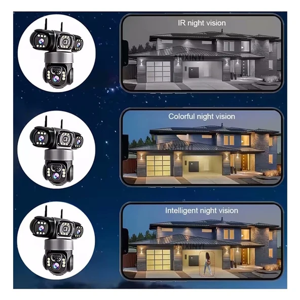 O-Kam 6060 6 MP Solar Güneş Enerjili Gece Görüşlü IP Güvenlik Kamerası - 6