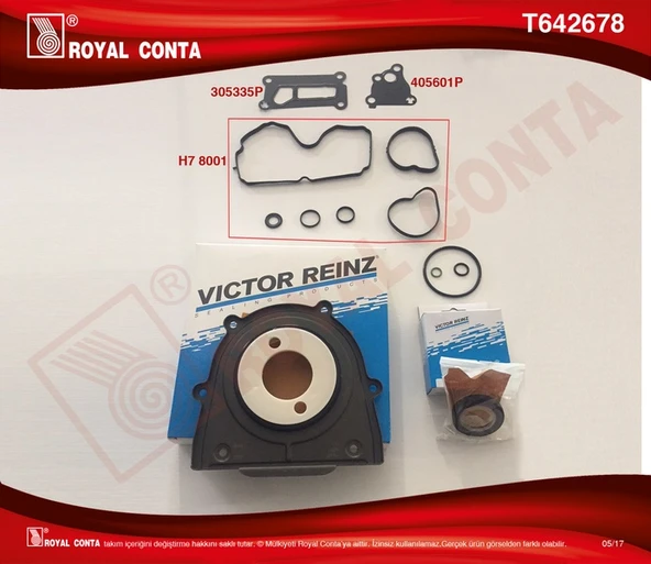 ALT KARTER CONTASI REINZ KECELI FORD FOCUS / MONDEO AOBA AOBC AODA CJBA CJBB TBBA TBBB - ROYAL T642678 - 1