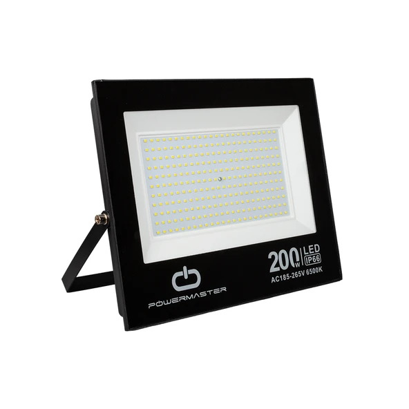 PowerMaster PM-22583 200 Watt Siyah Slim Kasa led Projektör - Resim 2