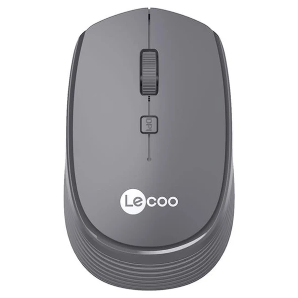 Lenovo Lecoo WS202 2.4Ghz Kablosuz 1200DPI Gri Optik Mouse 4 Tuşlu - 2