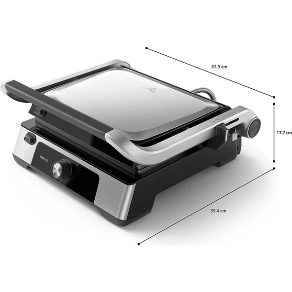 HD6301/90 2200W 5000 Serisi Izgara ve Tost Makinesi - Resim 2