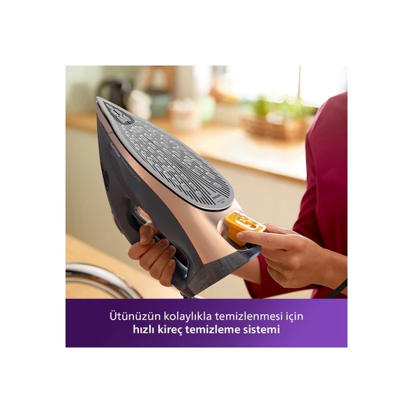 Philips Azur DST7510/80 7500 Serisi 3200 W Buharlı Ütü - Resim 5