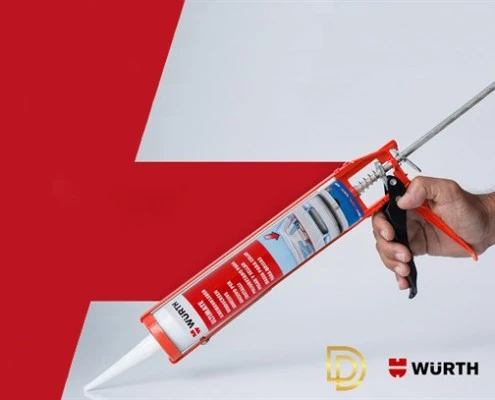 Würth Duşakabin Silikonu Şeffaf 310 ml Kararmayan Silikon - 2