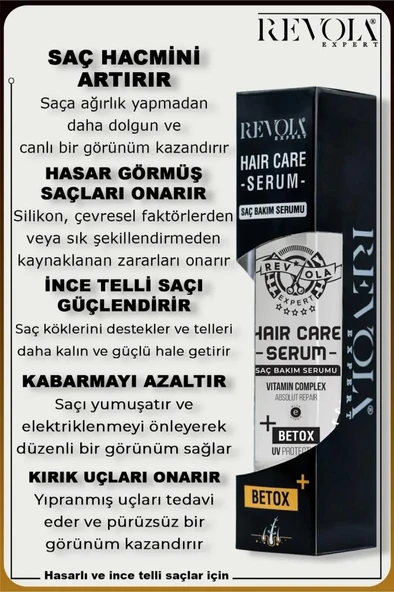 Revola Expert E Vitaminli Tam Onarıcı Saç Bakım Serumu 75 Ml Betox (Botox Etkili) - 2