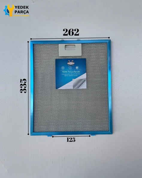 Silverline Uyumlu Davlumbaz 26,2X33,5 CM ArkaAra 12,5CM Aspiratör Filtre ürün görseli